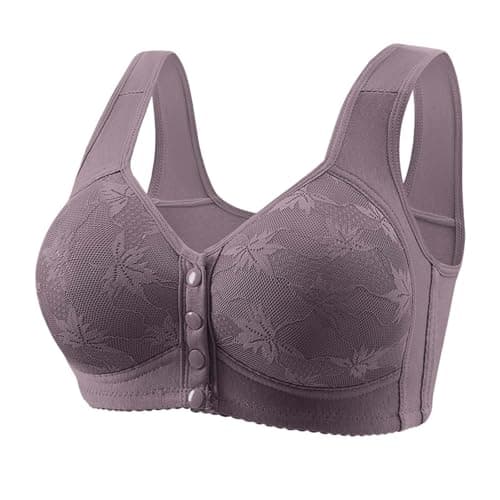 Comfy Daisy Bras for Older Women | Full Support, No Underwire, Front Closure