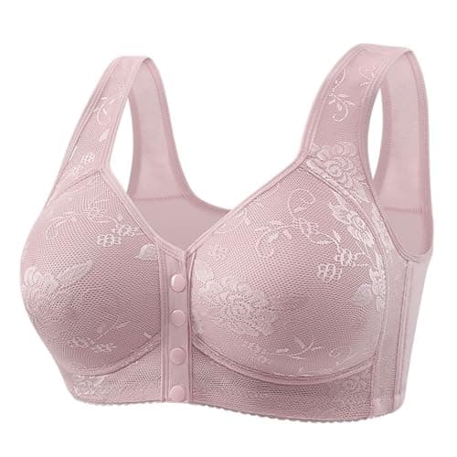 Comfortable Breathable Daisy Bra for Older Women Plus Size No Underwire