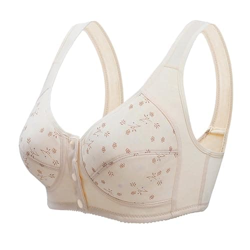 Comfortable Breathable Daisy Bra for Older Women Plus Size No Underwire