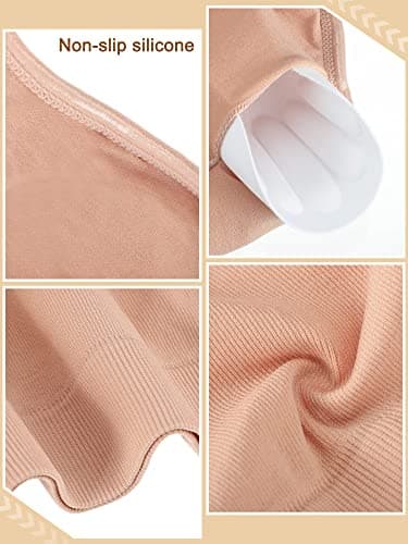 Geyoga 4 Pack Women's Non-Slip Padded Bandeau Sports Bralette
