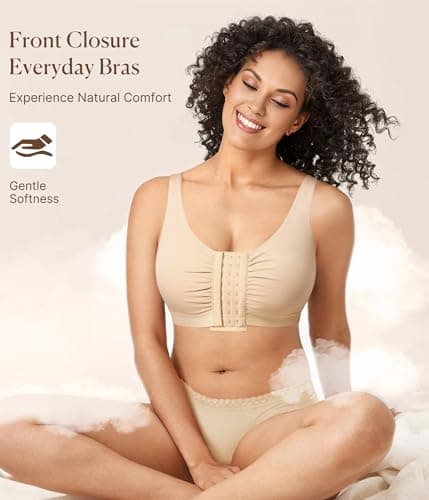 Brabic Post Surgery Minimizer Bras for Women - Full Coverage Comfort Bras
