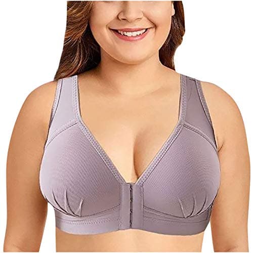 Hnodov Wireless Bras for Plus Size Women with Posture Support