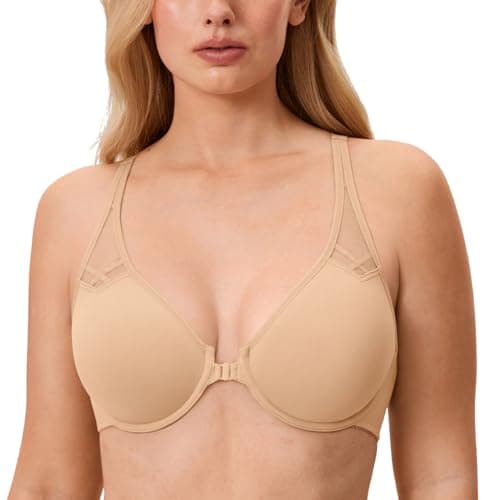 DELIMIRA Plus Size Seamless Comfort Underwire Bra