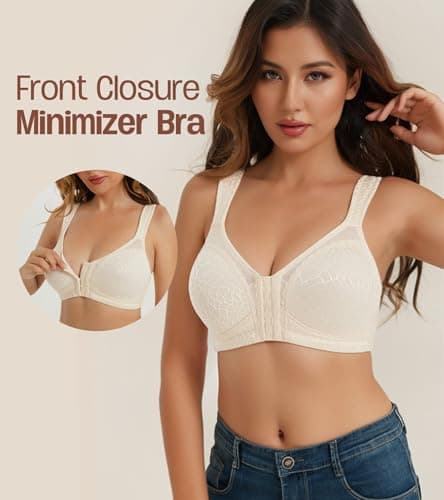 HACI Front-Closure Posture Support Bra for Everyday Comfort