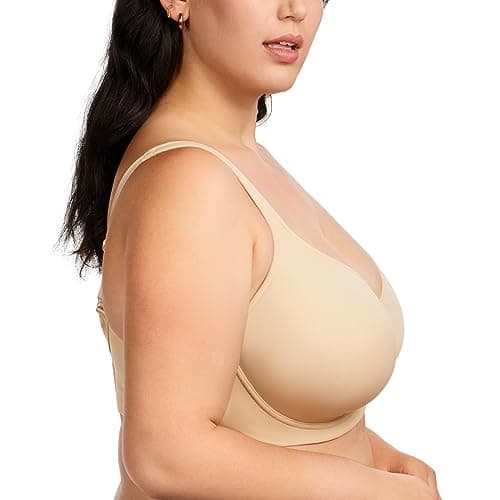 HSIA Women's Push Up Underwire Bra - Full Coverage & Padded for Heavy Breasts