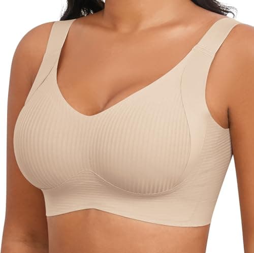 Xcutting Plus Size Wireless Bras for Women - Comfortable Full Coverage