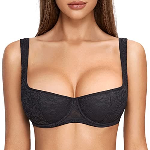 Women's Lace Balconette Bra - Plus Size