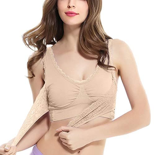 Hnodov 3 Pack Kendally Bra, Kendally Comfy Corset Bra