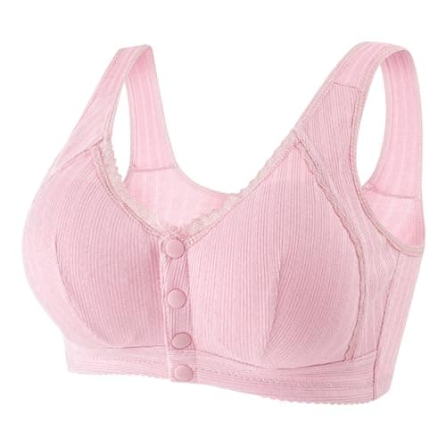 Breathable, Comfortable Daisy Bras for Older Women with Front Closure
