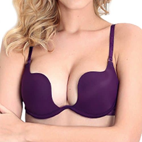 Nanier Women's Deep Plunge Push-Up Bra with Multiple Styles