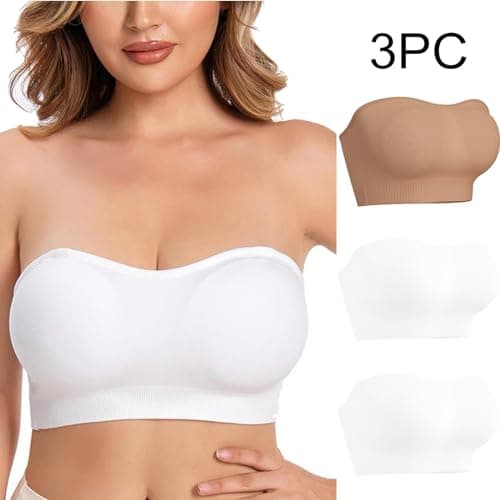 3 Pack Women's Breathable Stretchy Crop Top Bralette