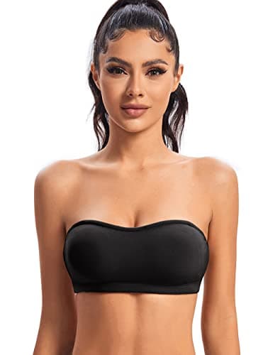 ANGOOL Wirefree Seamless Stay-Up Padded Bra for Women