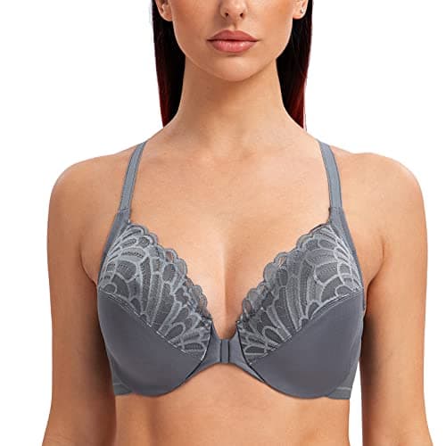 Racerback Front Closure Bra for Plus Size Women