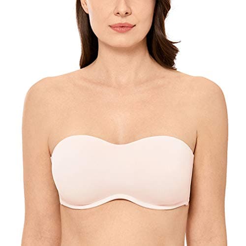 Delimira Women's Strapless Big Bust Minimizer Bra