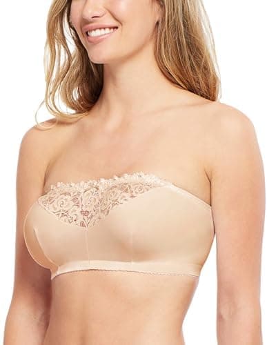 Carole Martin Wireless Strapless Bra for Women, Sizes Small to Plus