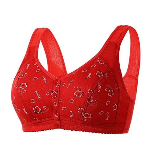 Comfortable Breathable Daisy Bra for Older Women Plus Size No Underwire