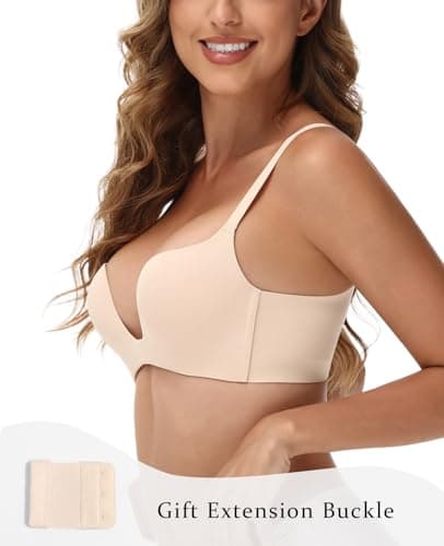 Upushall Padded Push Up Bras for Women: Add 2 Cups Support