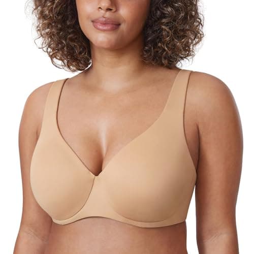 Delimira Women's Plus Size Minimizer Underwire Bras