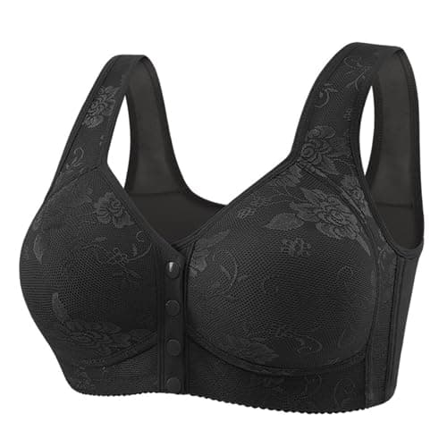 Comfortable Breathable Daisy Bra for Older Women Plus Size No Underwire