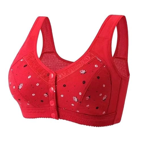 Breathable, Comfortable Daisy Bras for Older Women with Front Closure