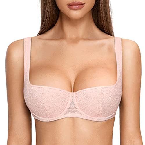 Women's Lace Balconette Bra - Plus Size