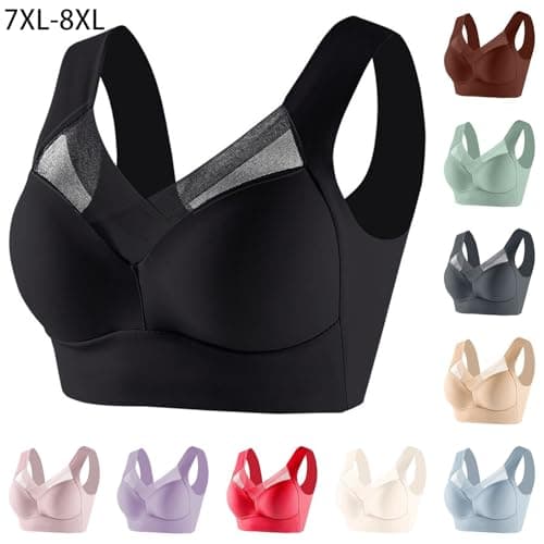 Anti-Sagging Ice Silk Bras for Women Plus Size Comfortably Soft