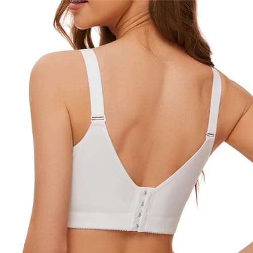 SOLODORO Plus Size Push Up Bra with Back Fat Coverage