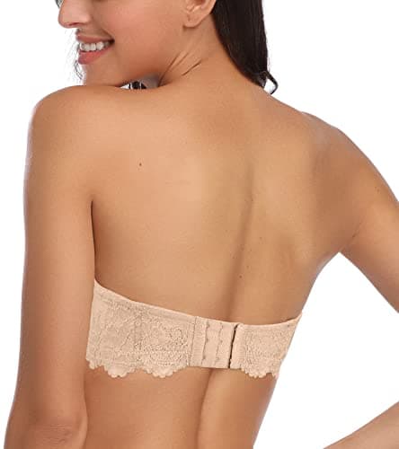 HACI Women's Plus Size Multiway Strapless Underwire Bra
