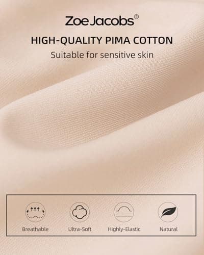 Zoe Jacobs Pima Cotton Push-Up Bra for Women