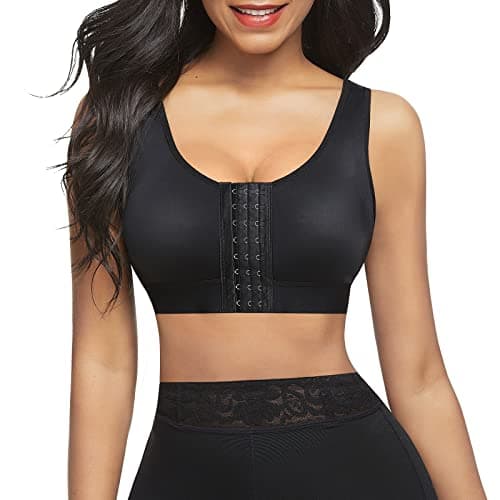 FeelinGirl Post-Surgery Bra with Front Closure & Breast Support