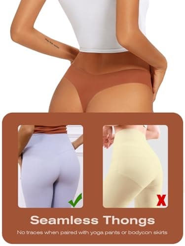 Seamless Thongs for Women (6 Pack)