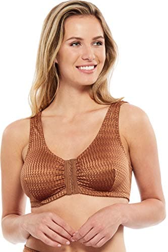 Carole Martin Women's Wireless Front Closure Comfort Bra