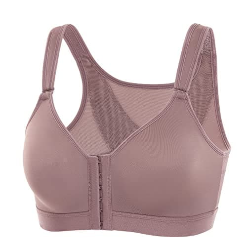DELIMIRA Women's Front Closure Posture Bras Full Coverage No Underwire Back Support