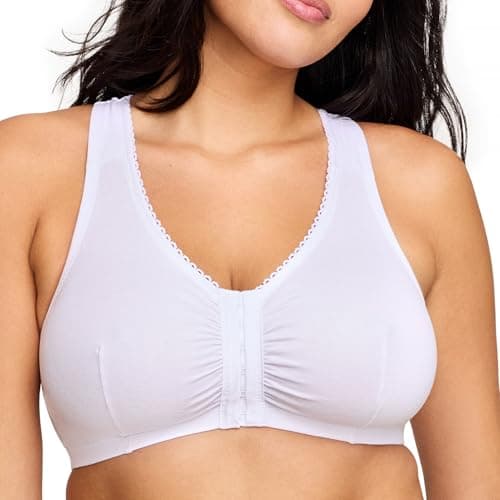 Glamorize Women's Plus Size Cotton T-Back Wirefree Bra #1908