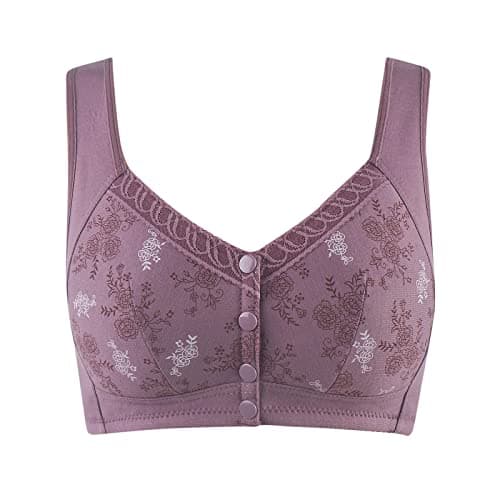 Comfortable Breathable Daisy Bra for Older Women Plus Size No Underwire