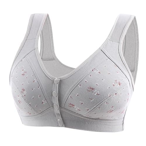 Comfortable Breathable Daisy Bra for Older Women Plus Size No Underwire