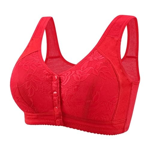 Breathable, Comfortable Daisy Bras for Older Women with Front Closure