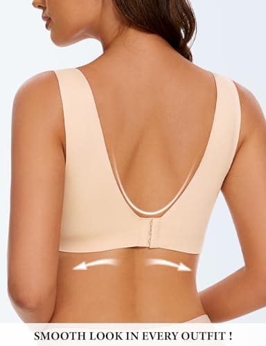 Upushall Balconette Push-Up Bra with Back Smoothing