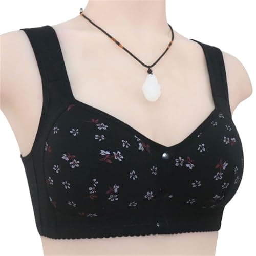 ONLYSTORY Daisy Bras for Women Senior Comfort Front Closure Bra