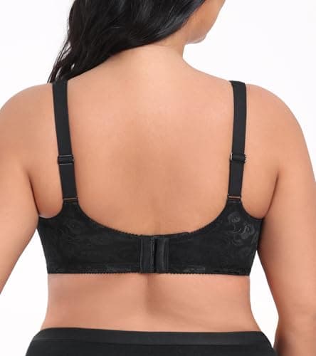 HACI Women's Minimizer Bra - Full Figure, Non-Padded, Plus Size Underwire Support