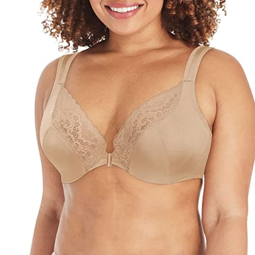 PLAYTEX Women's Dreamwire No-Poke Front-Close Cooling Bra