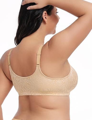 Wingslove Women's Front Closure Minimizer Bra Plus Size