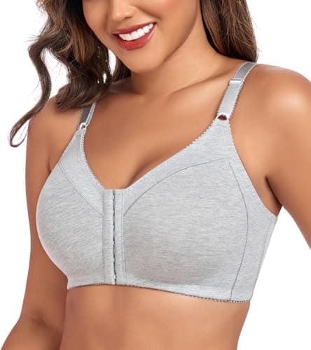 DotVol Women's Cotton Comfort Wireless Unlined Everyday Bra
