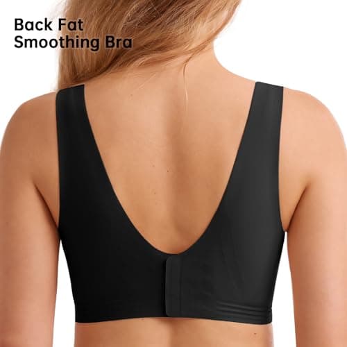 Domilo Wireless Full-Coverage Bras for Older Women Offer Support and Lift