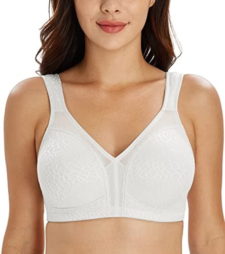 Lemorosy Plus Size Full Coverage Minimizer Bra - Comfort and Support