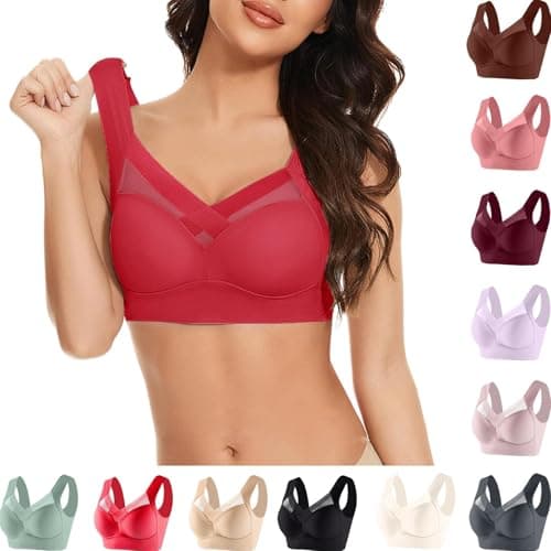 Zen Chic Seamless Wireless Posture Correcting Push Up Bra for Seniors