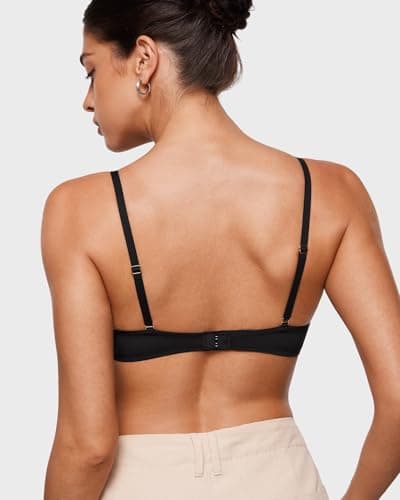 INLYRIC Women's Sexy Sheer Demi Balconette Bras