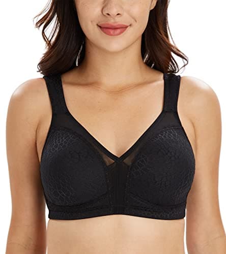 Lemorosy Plus Size Full Coverage Minimizer Bra - Comfort and Support