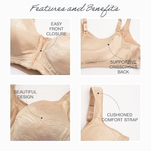 PLAYTEX Women's 18 Hour Extra Back Support Wireless Bra - Single or 2 Pack