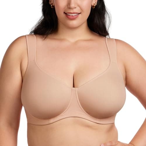 HSIA Minimizer Bra for Big Bust Women Taupe Beige